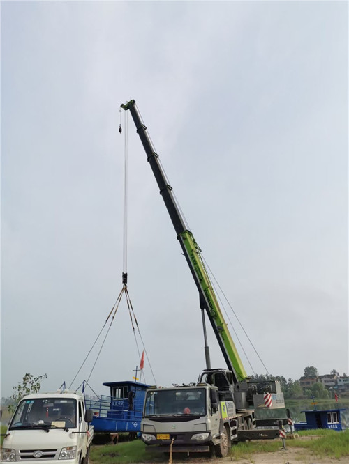 门头沟区桥梁建设吊装案例